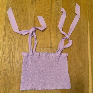 Smocked Crop Top (XS)